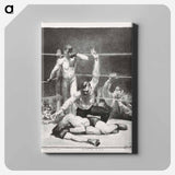 アートパネル-Counted Out, First Stone
 - ボストン公共図書館 Canvas.