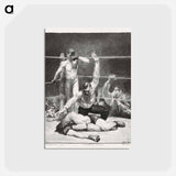 アートポストカード-Counted Out, First Stone
 - ボストン公共図書館 Postcard.