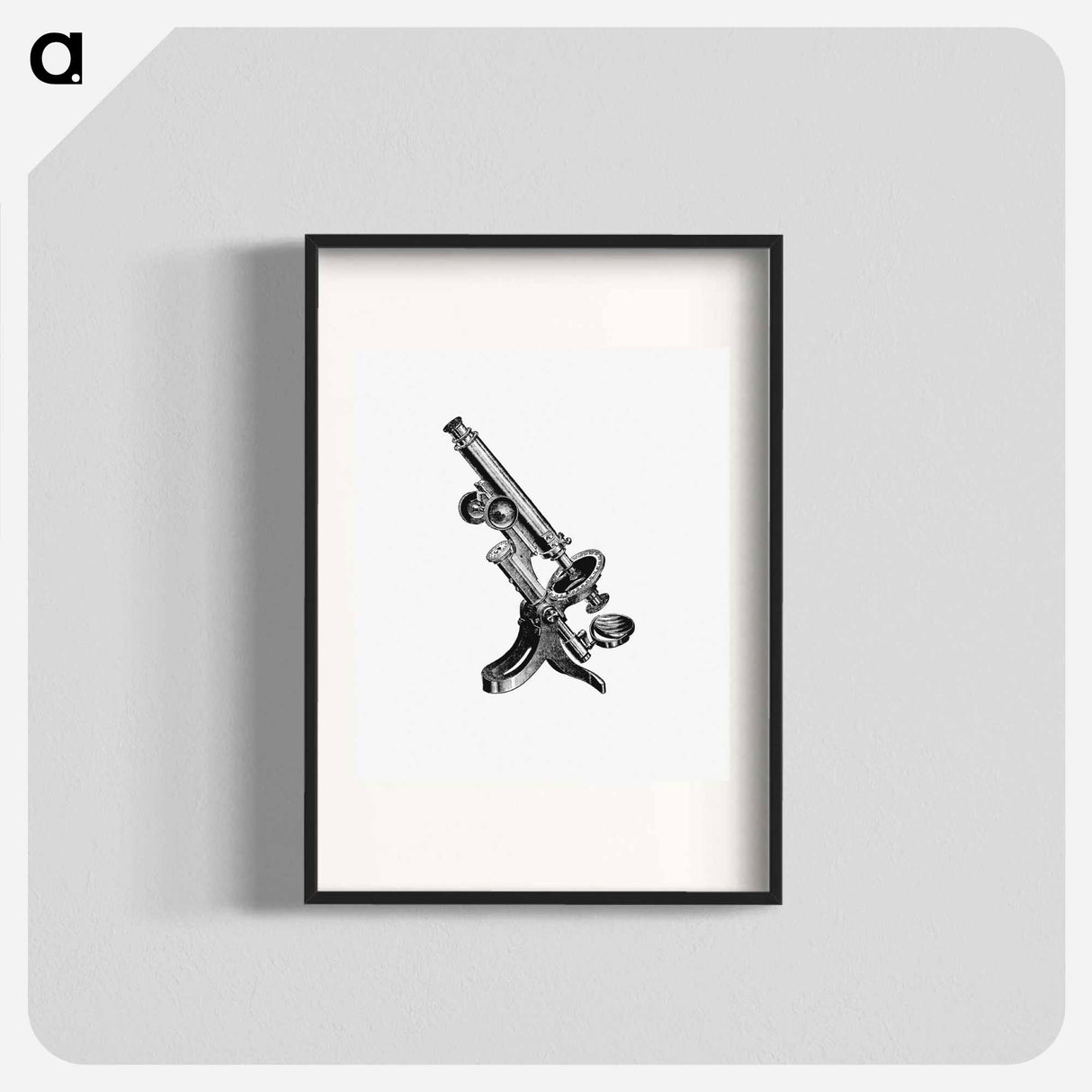 アートポスター-Victorian Microscope Engraving
 - 大英図書館 Poster.