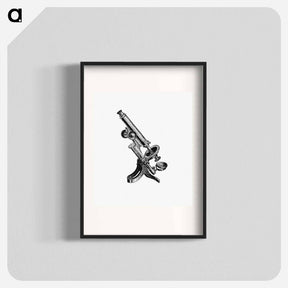 アートポスター-Victorian Microscope Engraving
 - 大英図書館 Poster.
