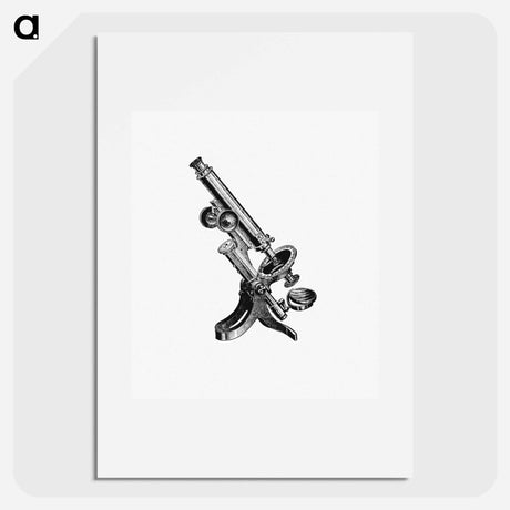 アートポスター-Victorian Microscope Engraving
 - 大英図書館 Poster.