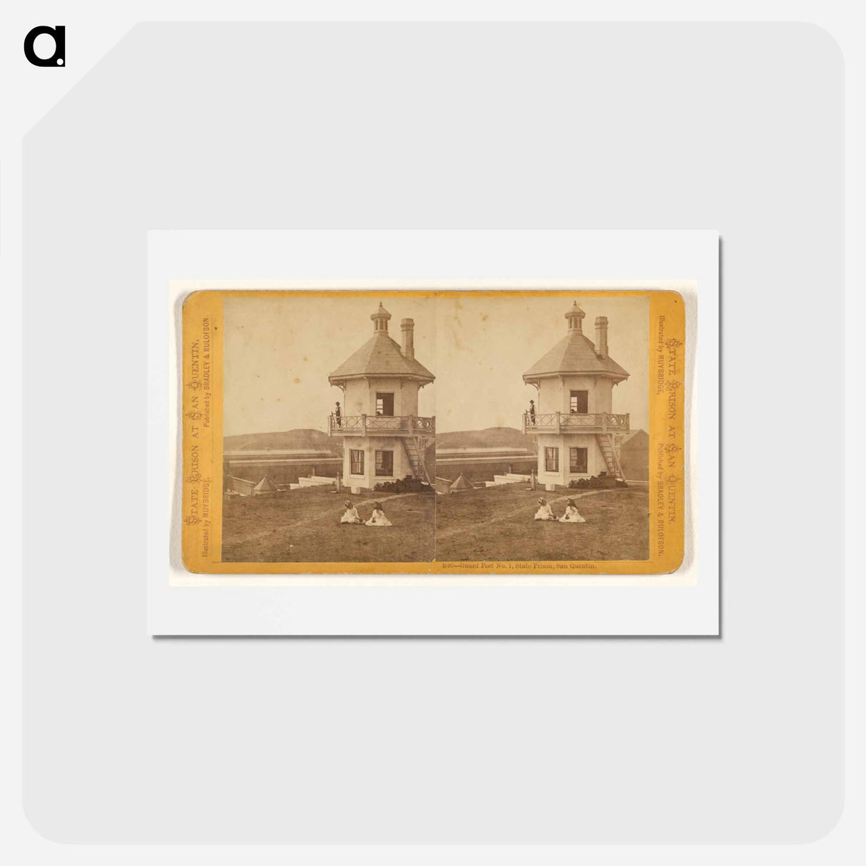 アートポストカード-Guard Post No. 1, State Prison, San Quentin
 - エドワード マイブリッジ Postcard.