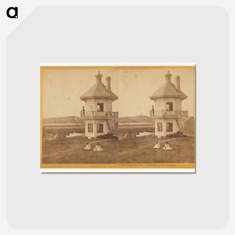 アートポストカード-Guard Post No. 1, State Prison, San Quentin
 - エドワード マイブリッジ Postcard.