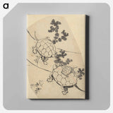 アートパネル-Turtles - 葛飾 北斎 Canvas.