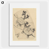 Turtles - Katsushika Hokusai Poster.