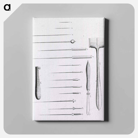 アートパネル-Acupuncture Needles, Cases, and Tapping Hammers
 - 国立医学図書館 Canvas.