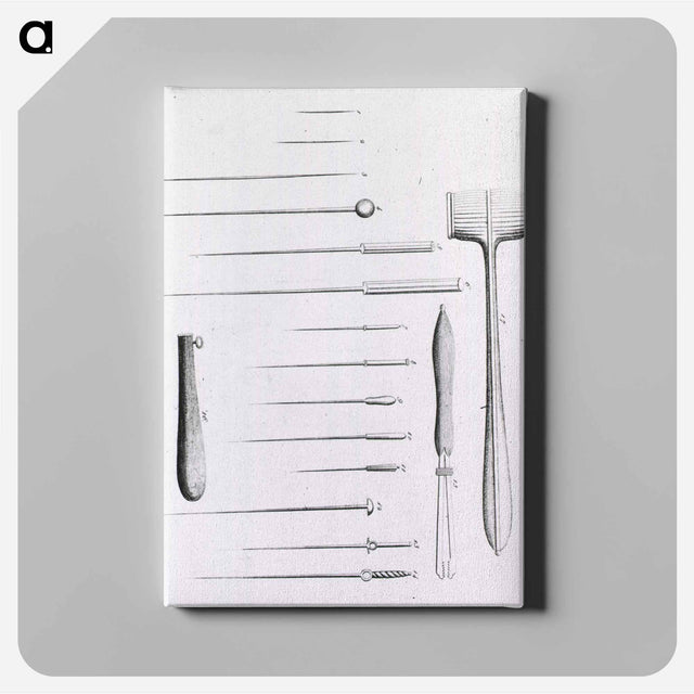 アートパネル-Acupuncture Needles, Cases, and Tapping Hammers
 - 国立医学図書館 Canvas.