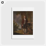 アートポストカード-A Gentleman and his Dog in a Landscape
 - イェール大学アートギャラリー Postcard.