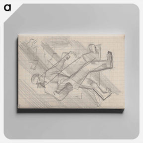 アートパネル-Sketchbook 5 fist fight - アーノルド ピーター ワイズ クビンチャン Canvas.