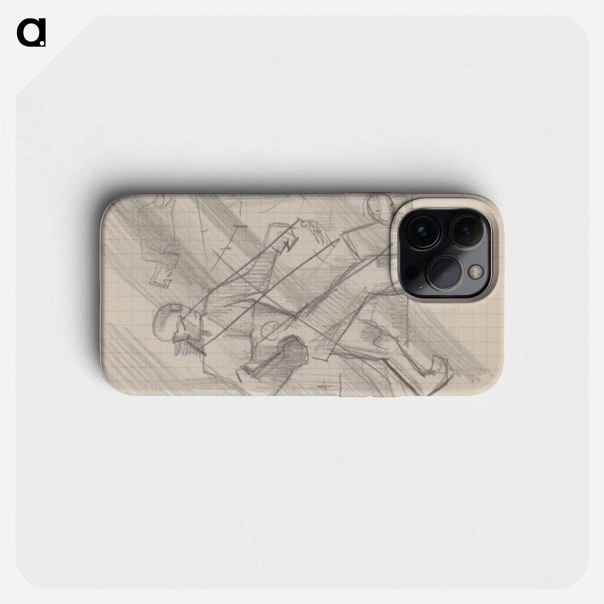 Sketchbook 5 fist fight - アーノルド ピーター ワイズ クビンチャン Phone Case.