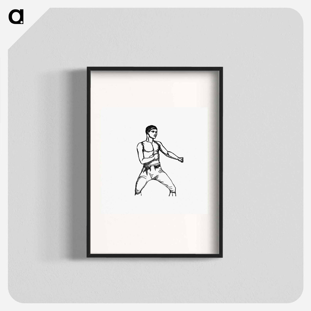 アートポスター-Boxing Fighter
 - 大英図書館 Poster.