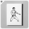 アートパネル-Boxing Fighter
 - 大英図書館 Canvas.