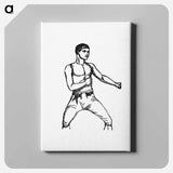 アートパネル-Boxing Fighter
 - 大英図書館 Canvas.