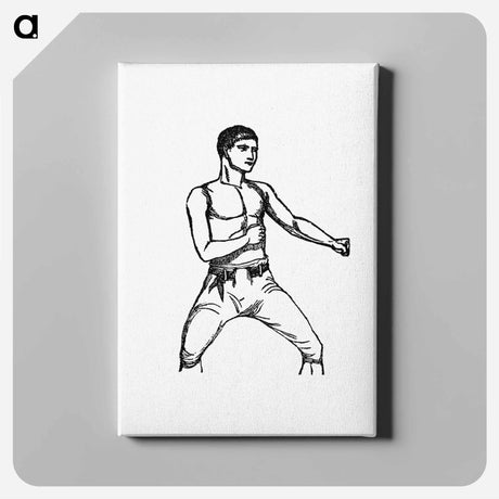 アートパネル-Boxing Fighter
 - 大英図書館 Canvas.