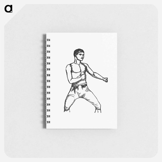 アートメモ帳-Boxing Fighter
 - 大英図書館 Memo.