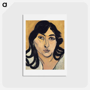 アートポストカード-Laurette with Long Locks - アンリ マティス Postcard.