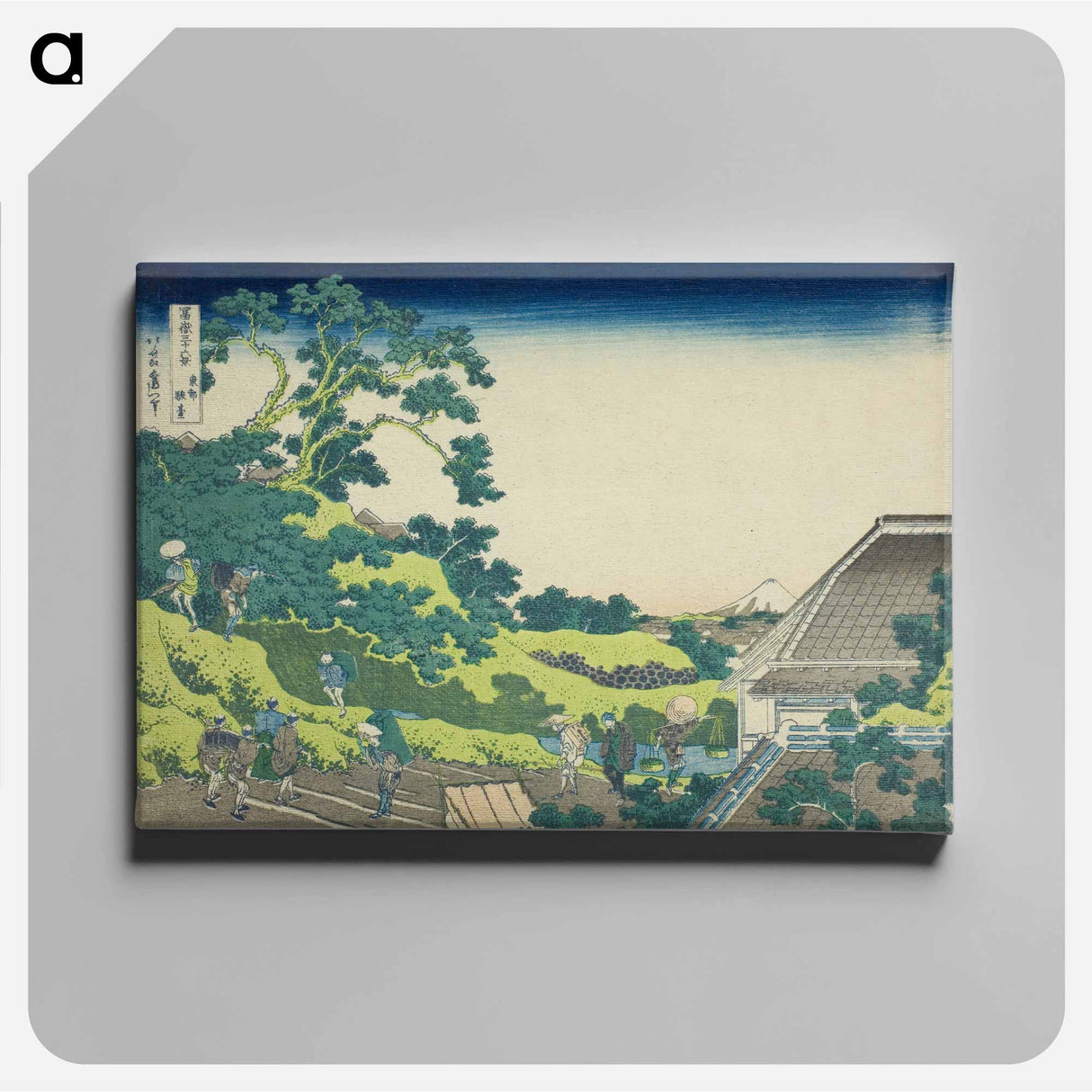 アートパネル-Hokusai's Thirty-six Views of Mount Fuji - 葛飾 北斎 Canvas.