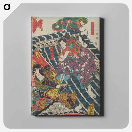 アートパネル-Bound Book
 - 歌川 国貞 Canvas.