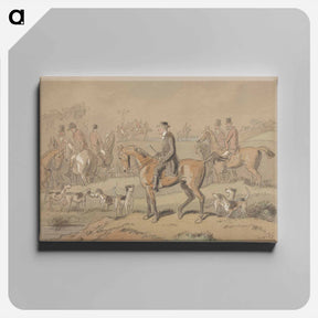 アートパネル-The Sporting Parson: "The Sporting Parson at the Meet(ing) of His 'Dear Brethren'"
 - イェール大学アートギャラリー Canvas.