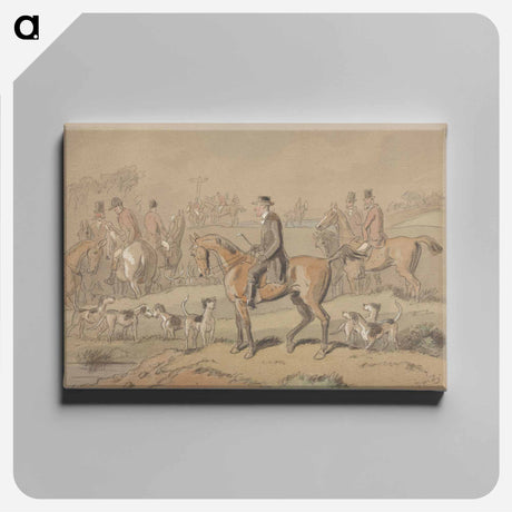 アートパネル-The Sporting Parson: "The Sporting Parson at the Meet(ing) of His 'Dear Brethren'"
 - イェール大学アートギャラリー Canvas.