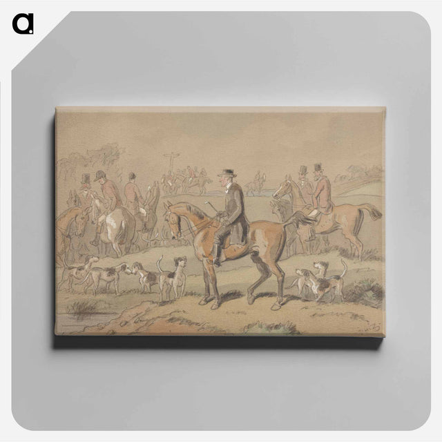 アートパネル-The Sporting Parson: "The Sporting Parson at the Meet(ing) of His 'Dear Brethren'"
 - イェール大学アートギャラリー Canvas.