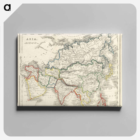アートパネル-Beeton's Dictionary of Geography
 - 大英図書館 Canvas.