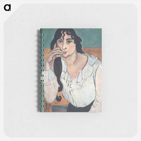 アートメモ帳-Laurette with a White Blouse - アンリ マティス Memo.