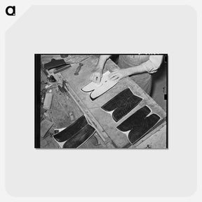 アートポストカード-Bootmaking Pattern
 - ラッセル リー Postcard.