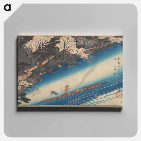 アートパネル-Cherry Blossoms at Arashiyama
 - 歌川 広重 Canvas.