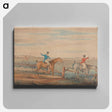 アートパネル-The Leicestershire Hunt - The First Ten Minutes - Shaking off the Cocktails
 - イェール大学アートギャラリー Canvas.