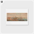 アートポストカード-The Leicestershire Hunt - The First Ten Minutes - Shaking off the Cocktails
 - イェール大学アートギャラリー Postcard.