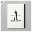 アートパネル-Southsea Lighthouse Illustration
 - 大英図書館 Canvas.