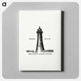 アートパネル-Southsea Lighthouse Illustration
 - 大英図書館 Canvas.
