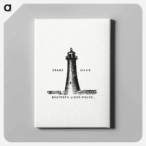 アートパネル-Southsea Lighthouse Illustration
 - 大英図書館 Canvas.