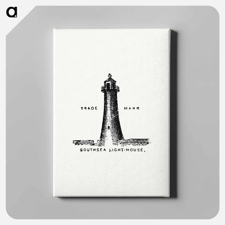 アートパネル-Southsea Lighthouse Illustration
 - 大英図書館 Canvas.