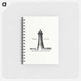 アートメモ帳-Southsea Lighthouse Illustration
 - 大英図書館 Memo.