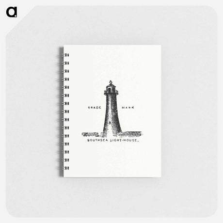 アートメモ帳-Southsea Lighthouse Illustration
 - 大英図書館 Memo.