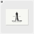 アートポストカード-Southsea Lighthouse Illustration
 - 大英図書館 Postcard.