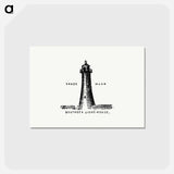 アートポストカード-Southsea Lighthouse Illustration
 - 大英図書館 Postcard.
