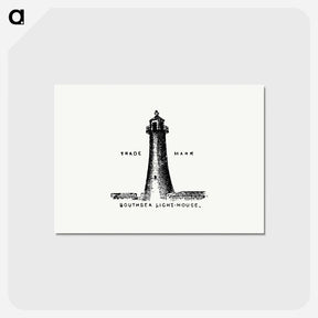 アートポストカード-Southsea Lighthouse Illustration
 - 大英図書館 Postcard.