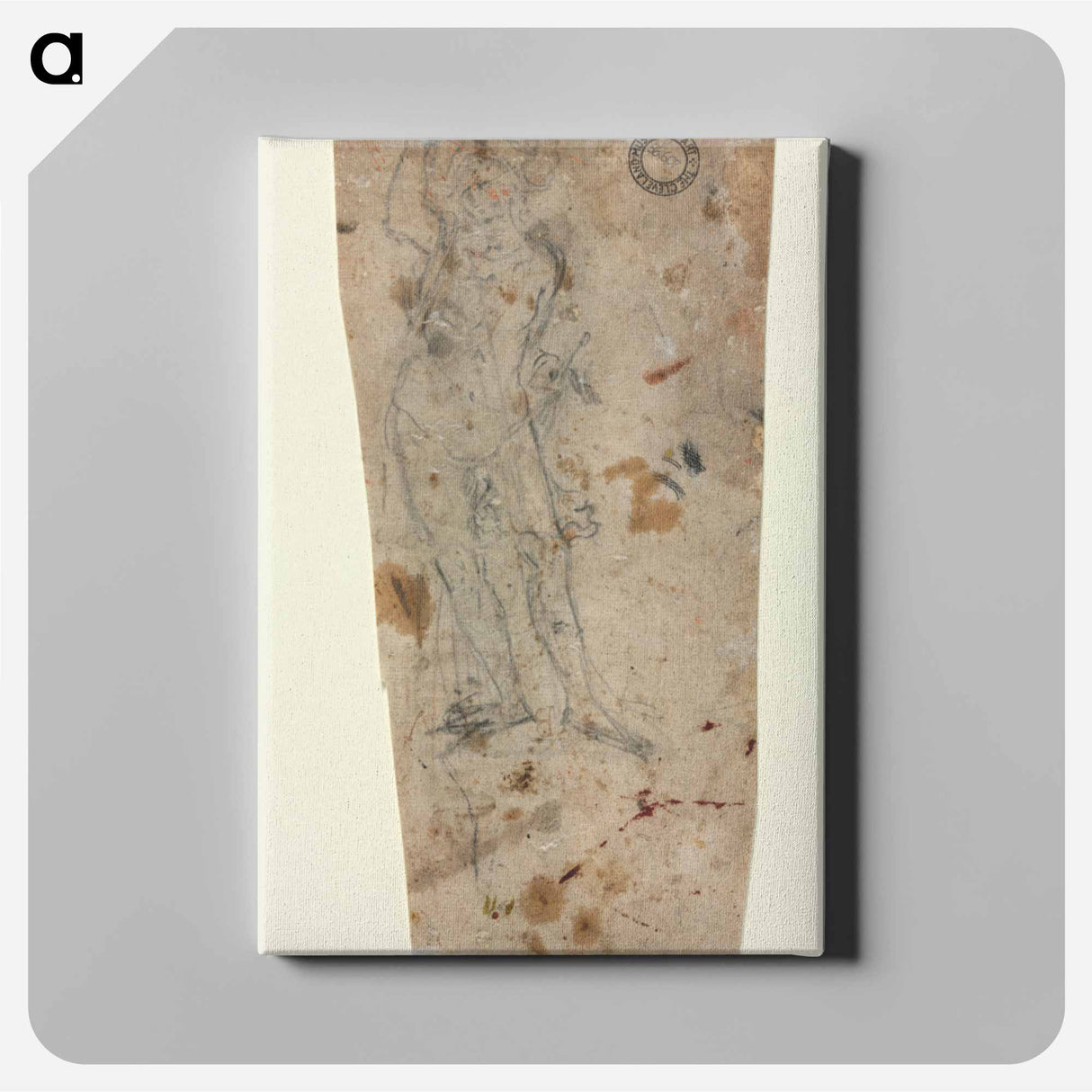 アートパネル-Armoured Figure
 - クリーブランド美術館 Canvas.