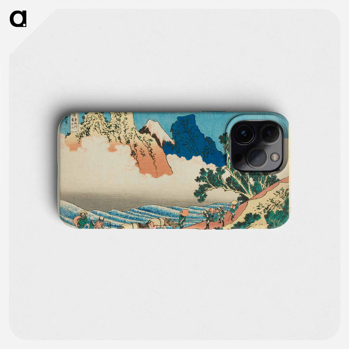 Hokusai's View from the Other Side of Fuji from the Minobu River - Katsushika Hokusai Phone Case.