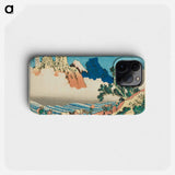 Hokusai's View from the Other Side of Fuji from the Minobu River - Katsushika Hokusai Phone Case.