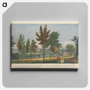 アートパネル-A View in the Elysian Fields, from the Spring of Helicon in the Gardens of Earl Temple at Stow, in Buckinghamshire
 - イェール大学アートギャラリー Canvas.