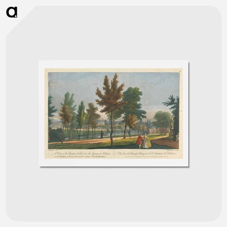 アートポストカード-A View in the Elysian Fields, from the Spring of Helicon in the Gardens of Earl Temple at Stow, in Buckinghamshire
 - イェール大学アートギャラリー Postcard.