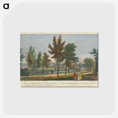 アートポストカード-A View in the Elysian Fields, from the Spring of Helicon in the Gardens of Earl Temple at Stow, in Buckinghamshire
 - イェール大学アートギャラリー Postcard.