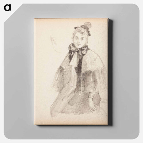 Naisen muotokuva - Albert Edelfelt Canvas.