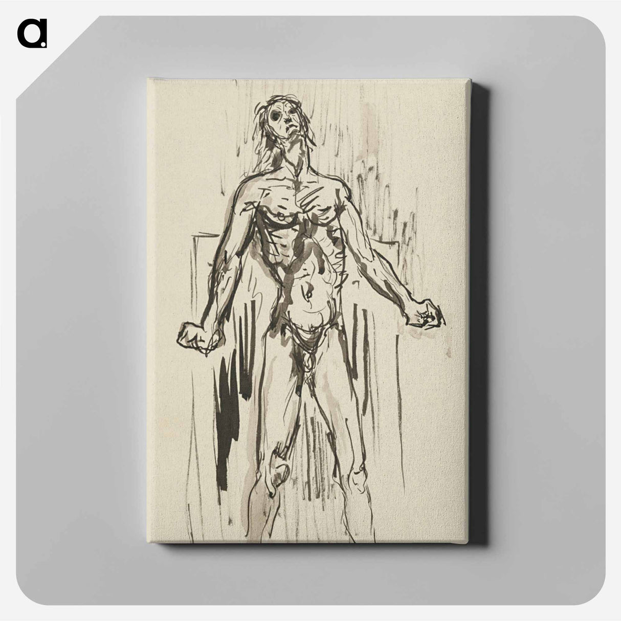 Sketchbook 22 male figure - アーノルド ピーター ワイズ クビンチャン Canvas.