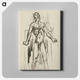 Sketchbook 22 male figure - アーノルド ピーター ワイズ クビンチャン Canvas.