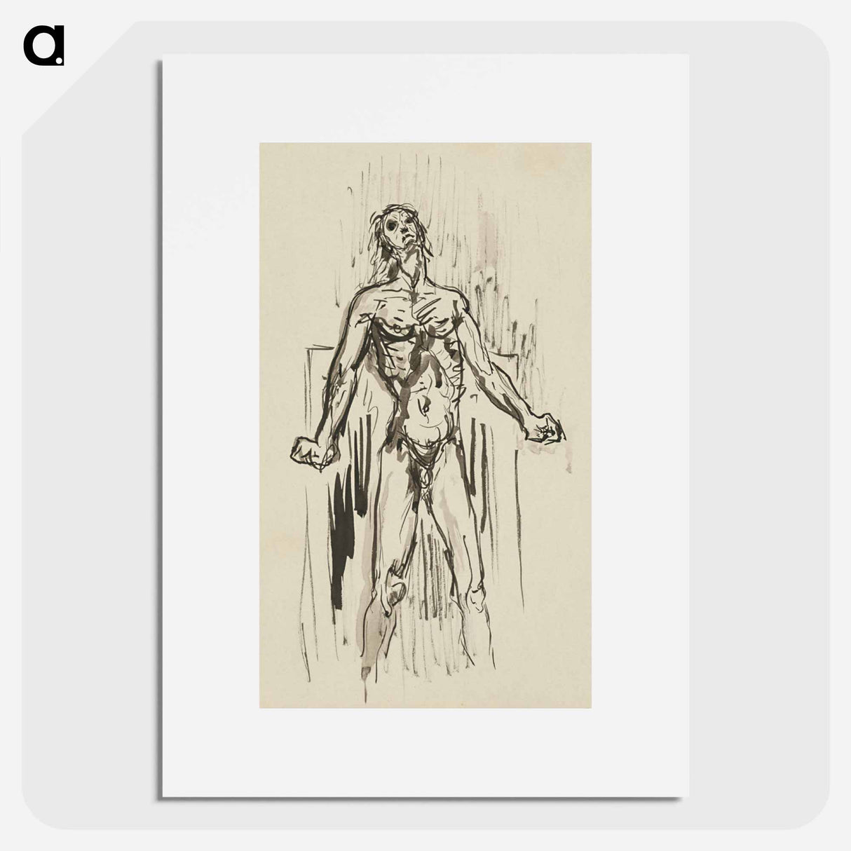 Sketchbook 22 male figure - アーノルド ピーター ワイズ クビンチャン Poster.